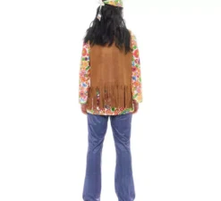 Costume da Hippie Flores con gilet per uomo