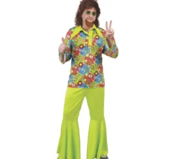 Costume da hippie flower power per un uomo