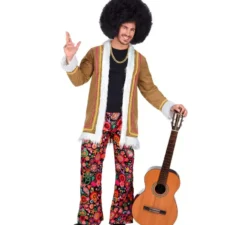 Costume da hippie invernale per uomo