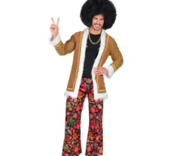 Costume da hippie invernale per uomo