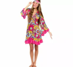 Costume da hippie margherita da donna