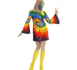 Costume da hippie onde psichedeliche per donna