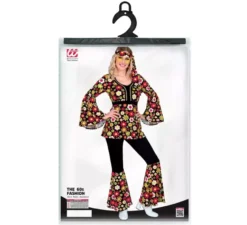 Costume da hippie scuro degli anni '60 per donna