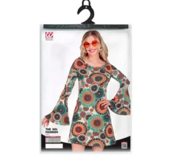 Costume da hippie vintage anni '60 per donna
