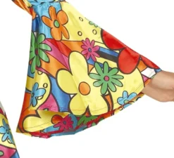 Costume da Hippy a fiori per donna