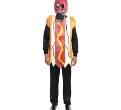 Costume da hot dog da zombie per uomo