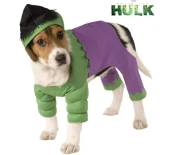 Costume da Hulk con cappello per cane