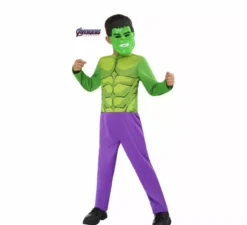 Costume da Hulk con maschera per bambini