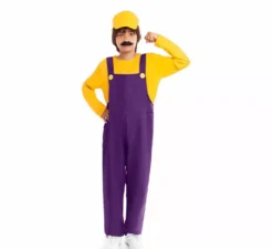 Costume da idraulico giallo per bambino