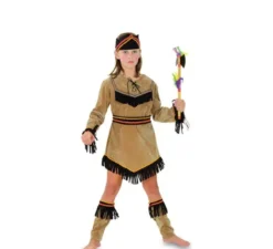 Costume da indiana con frange per bambina