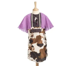 Costume da Indiana rosa per bambina