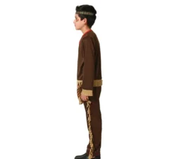 Costume da indiana rossa con frange per bambino