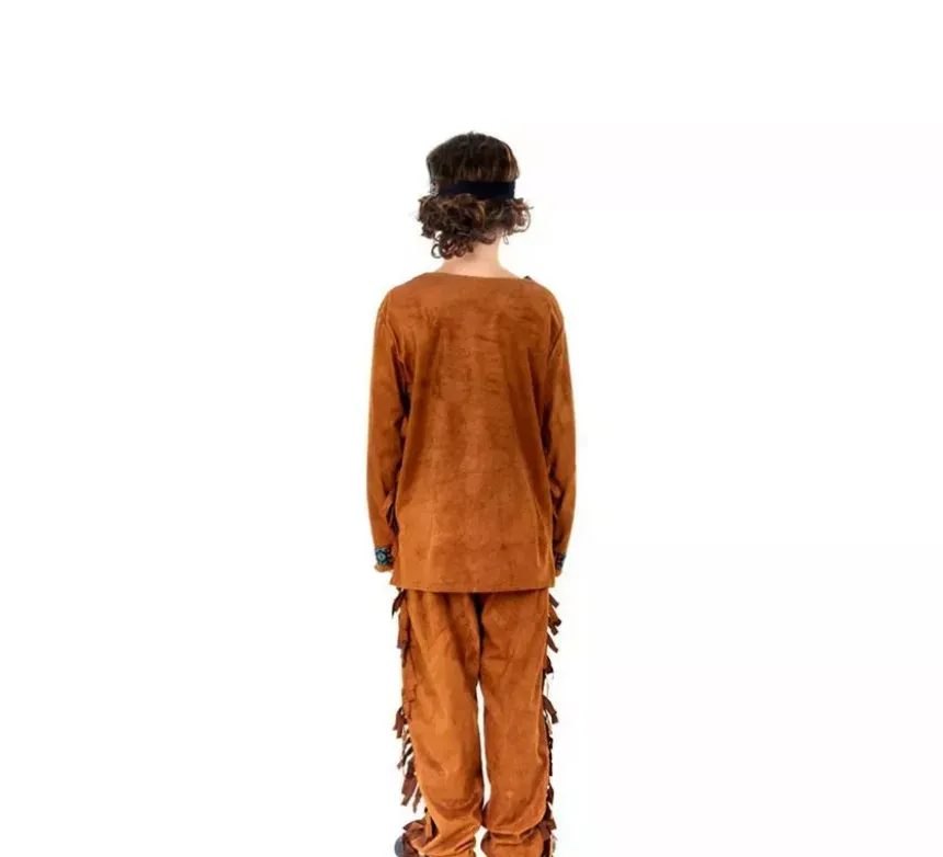 Costume da indiano marrone per bambino