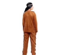 Costume da indiano marrone per uomo
