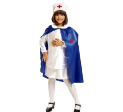 Costume da Infermiera con mantello per bambina