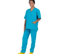 Costume da infermiera con uniforme blu per donna