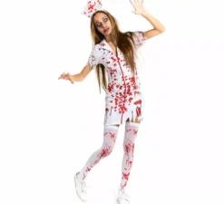 Costume da infermiera insanguinata per donna