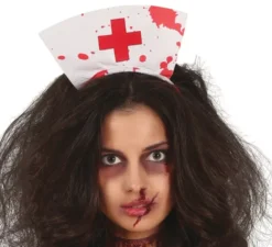 Costume da infermiera zombie bianca per donna