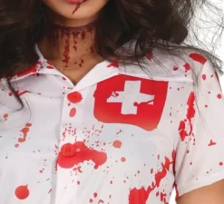 Costume da infermiera zombie bianca per donna