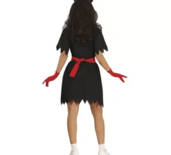 Costume da infermiera zombie nera per donna