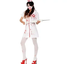 Costume da infermiera zombi per una donna
