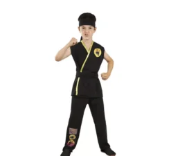 Costume da karateka nero per bambini