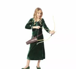 Costume da Lady Marian di Robin Hood per bambina