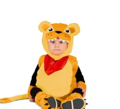 Costume da leoncino con lingua per bebè e bambino