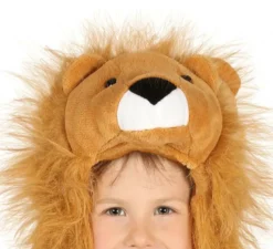 Costume da leone peloso per bambini