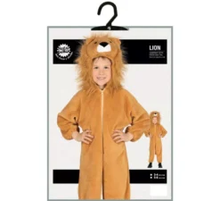 Costume da leone peloso per bambini