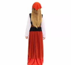 Costume da locandiera medievale per bambina