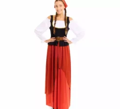 Costume da locandiera medievale per donna