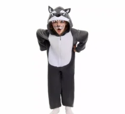 Costume da lupo grigio per bambino