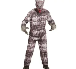 Costume da lupo mannaro con maschera per uomo