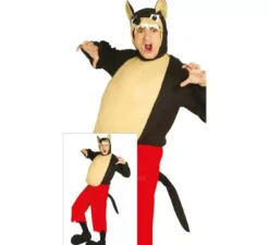 Costume da lupo travestito per un uomo