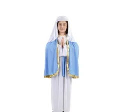 Costume da Madonna con mantello per bambina