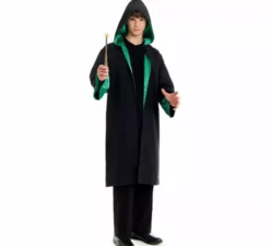 Costume da mago della scuola verde per uomo