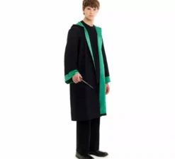 Costume da mago della scuola verde per uomo