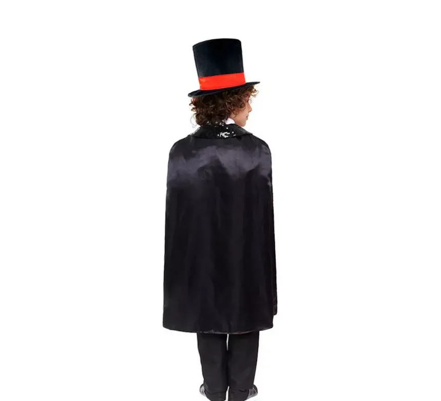 Costume da mago professionista fantasia per bambini
