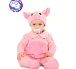 Costume da maialino rosa per bebé