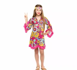 Costume da margherita hippie per bambine