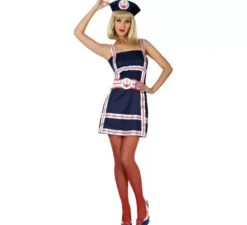 Costume da marinaia blu per donna