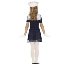 Costume da marinaia blu scuro per bambina