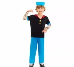 Costume da marinaio forte per bambino