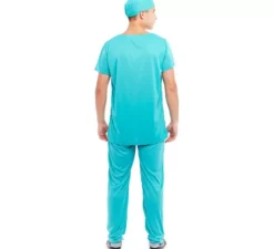Costume da medico chirurgo blu per uomo