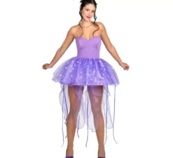 Costume da Medusa viola con tentacoli per donna