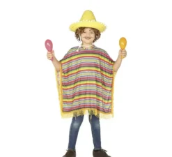 Costume da messicano a righe per bambini