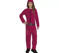 Costume da minion del gioco dei calamari per adolescenti