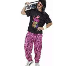 Costume da moda di strada anni '80 per adulto