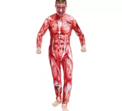 Costume da Modello Anatomico con Muscoli per Uomo